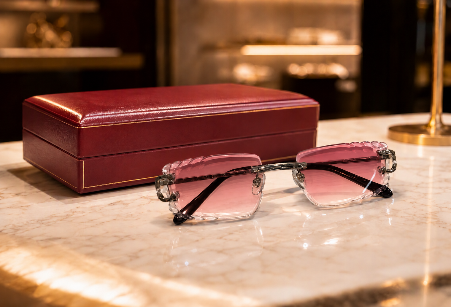 Ionic Diamond-Cut Sunglasses